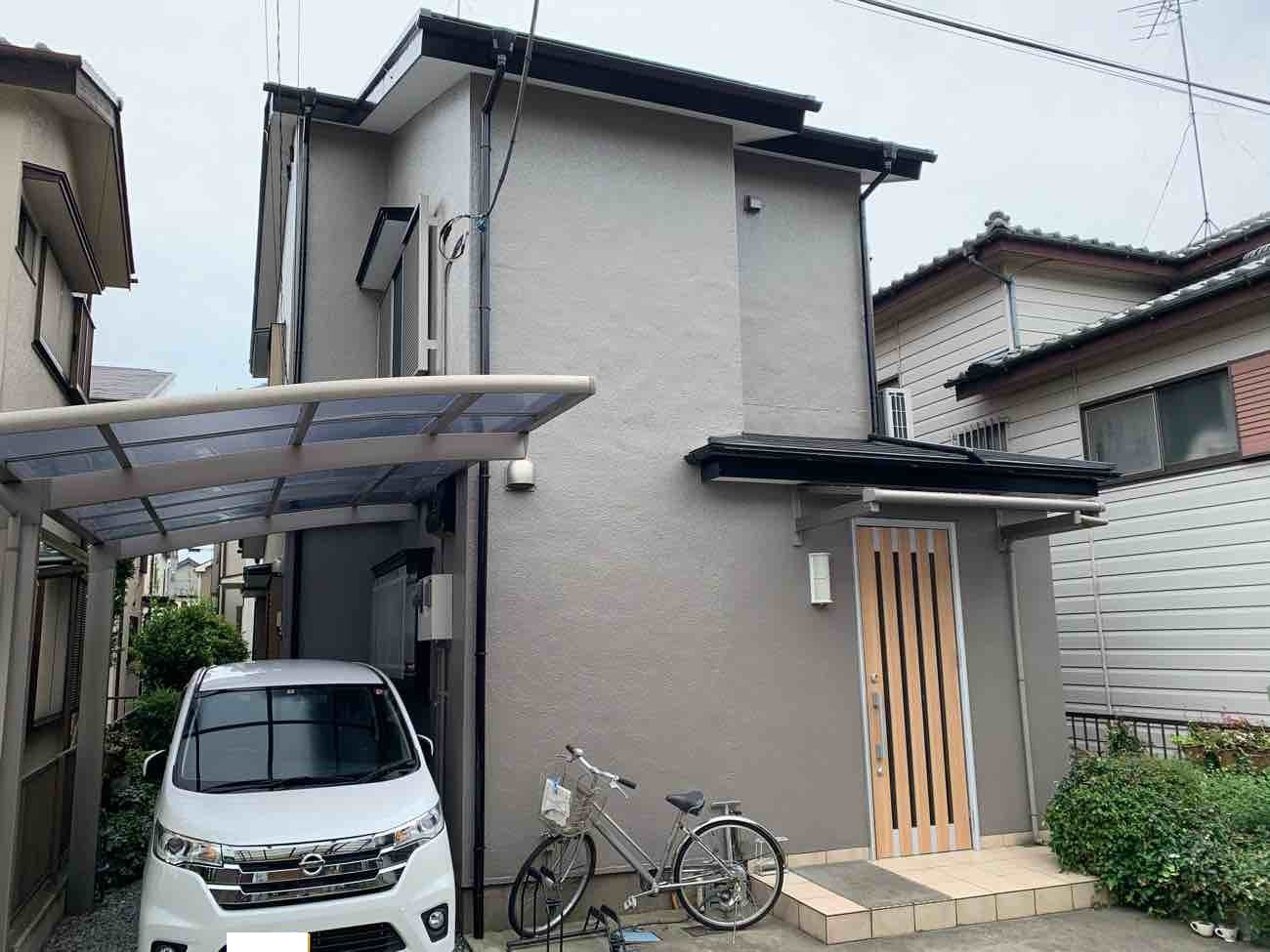 【埼玉県吉川市】N様邸外壁屋根塗装工事は完了しました。関西ペイント アレスダイナミックTOP 画像