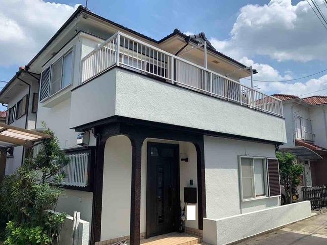 【埼玉県三郷市】S様邸外壁屋根塗装工事が始まります。アレスダイナミックTOP 画像
