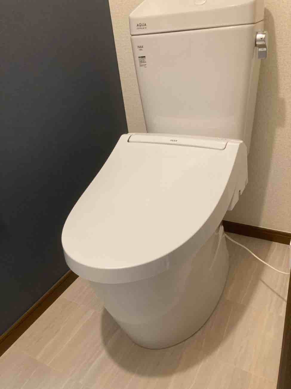 【埼玉県三郷市】M様邸トイレ交換工事が完了しました。LIXIL アメージュZ 画像