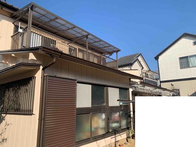 【埼玉県吉川市】A様邸外壁塗装工事が完了しました。日本ペイント パーフェクトトップ 画像