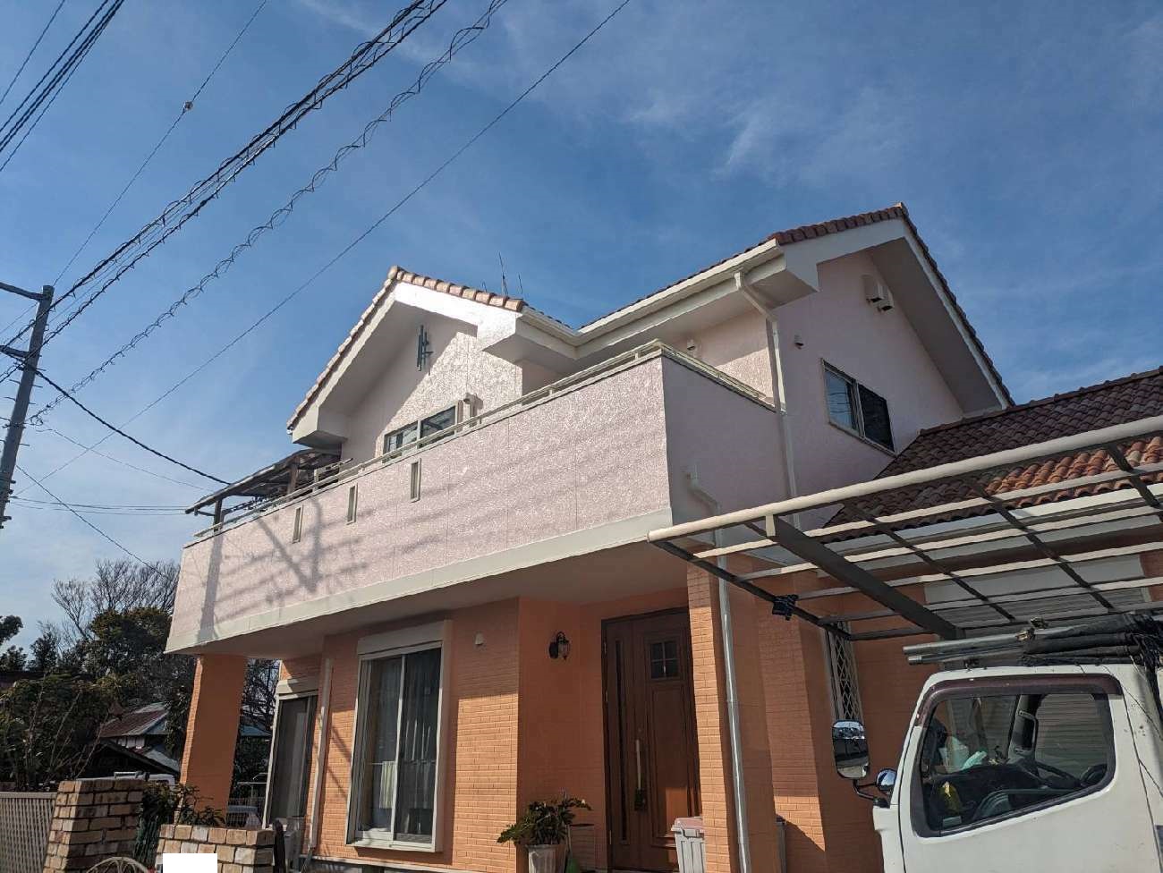 【埼玉県吉川市】A様邸外壁塗装工事が完了しました。日本ペイント ファインフッ素 画像