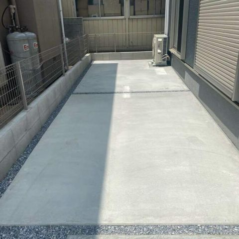 【埼玉県三郷市】I様邸外構コンクリート打設工事が完了しました。 アイキャッチ画像