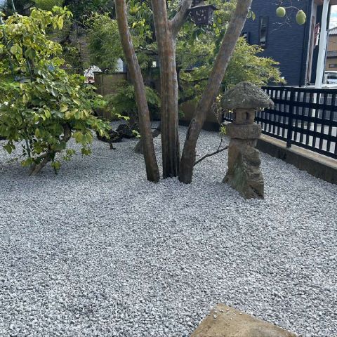 【埼玉県三郷市】S様邸外構工事除草防草シート砕石工事が完了しました。 アイキャッチ画像