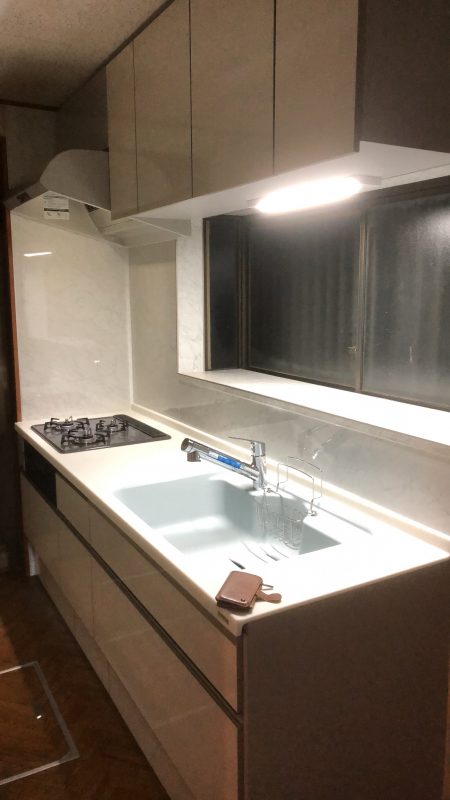 【埼玉県三郷市】A様邸キッチン交換工事 トクラスBb W2250