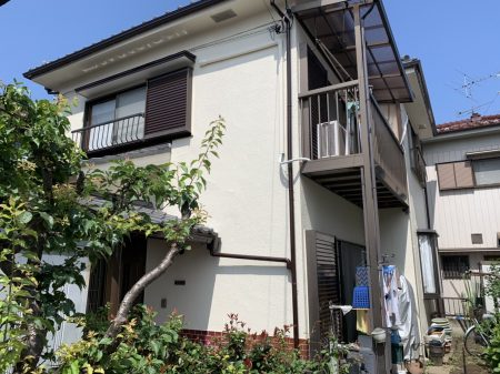 【埼玉県吉川市】S様邸外壁塗装工事は完了しました。