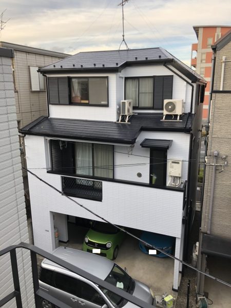 【東京都足立区】N様邸外壁屋根塗装工事は完了しました。
