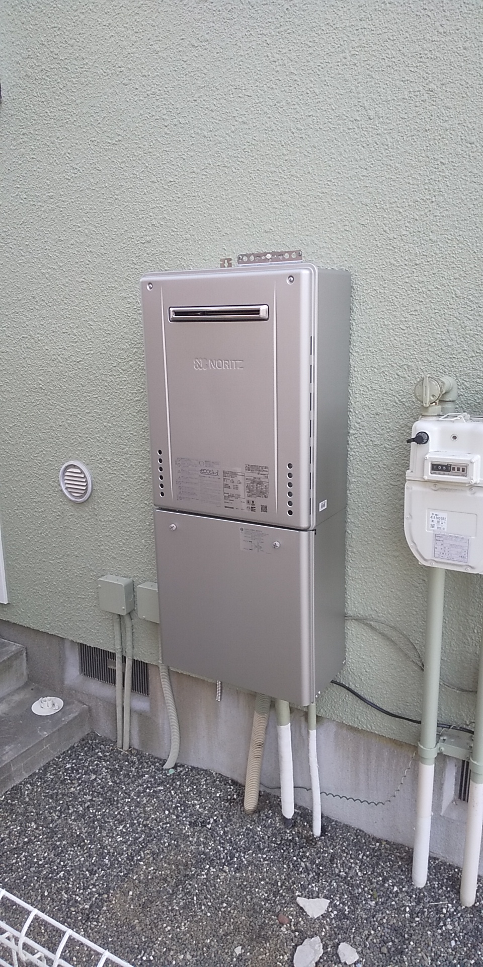 【埼玉県吉川市】I様邸給湯器交換工事 ノーリツ24号フルオート GT-C2462AWX