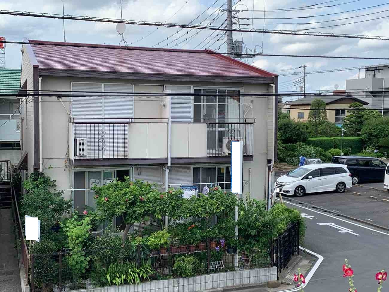 【埼玉県三郷市】K様邸屋根塗装工事が始まります。プレミアムルーフSI