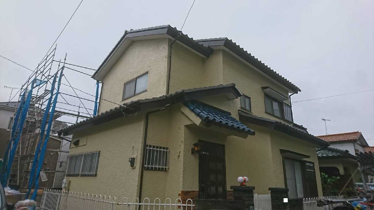 【埼玉県三郷市】D様邸外壁塗装工事が完了しました。