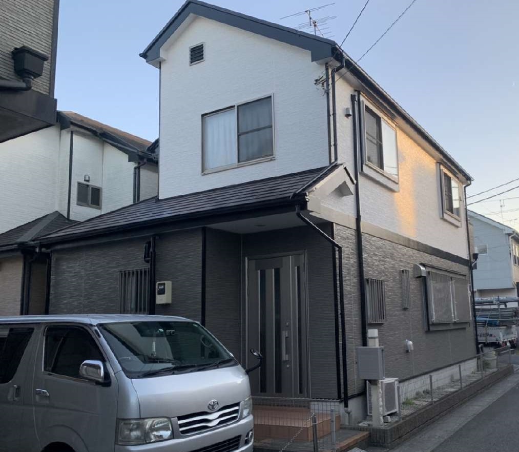 【埼玉県三郷市】Y様邸外壁屋根塗装工事が完了しました。UVガードクリア アレスダイナミックTOP