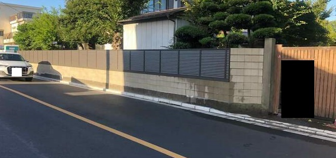 【東京都足立区】K様邸外構ブロック工事が完了しました。