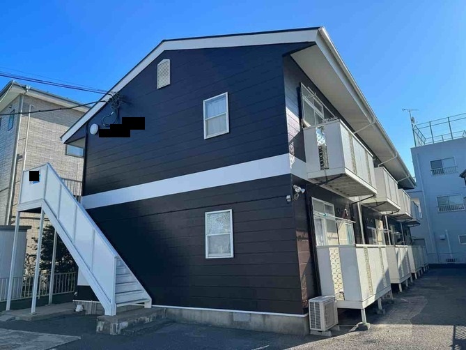【埼玉県三郷市】S様賃貸物件外壁屋根塗装工事が完了しました。ロックペイント ハイパービルロック