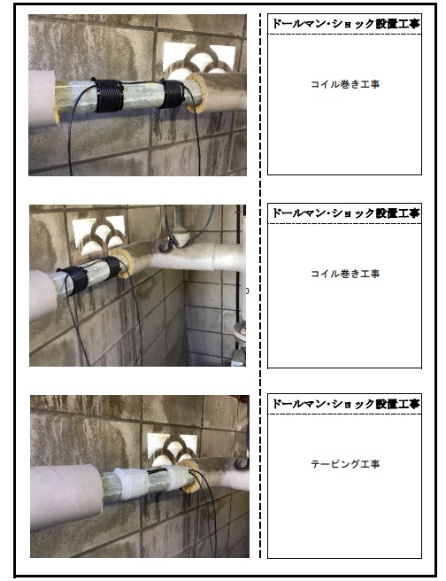 【埼玉県吉川市】A様賃貸マンション 給排水管保全 ドールマン・ショック設置工事