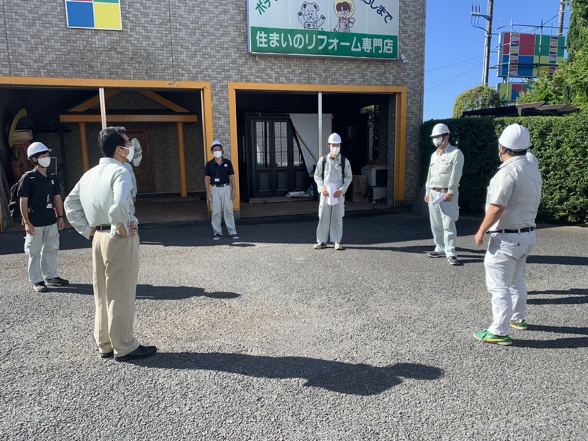 第532回目の安全パトロールを行い第108回目の協力業者勉強会を行いました。
