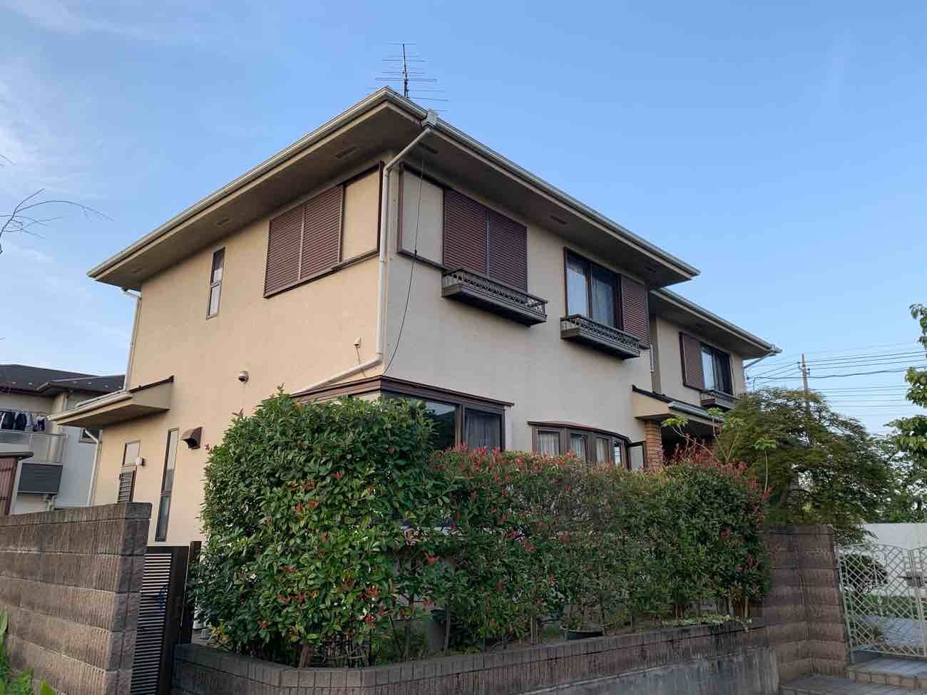 【埼玉県三郷市】S様邸雨樋工事、外壁屋根塗装工事が始まります。関西ペイント アレスダイナミックTOP