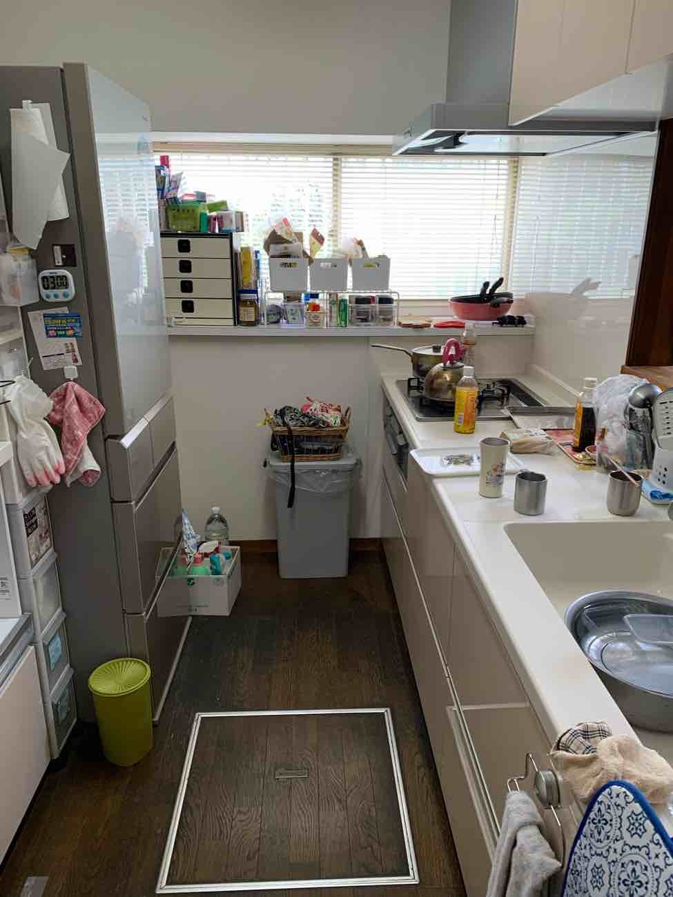 【埼玉県吉川市】K様邸キッチン交換工事が完了しました。TOTO ミッテI型2600