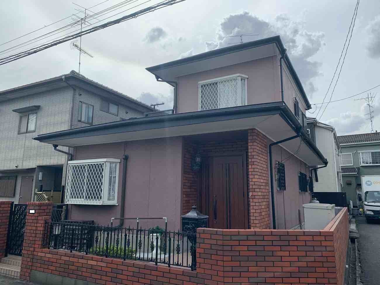 【埼玉県北葛飾郡松伏町】O様邸外壁塗装工事が完了しました。クリーンエレガントップD