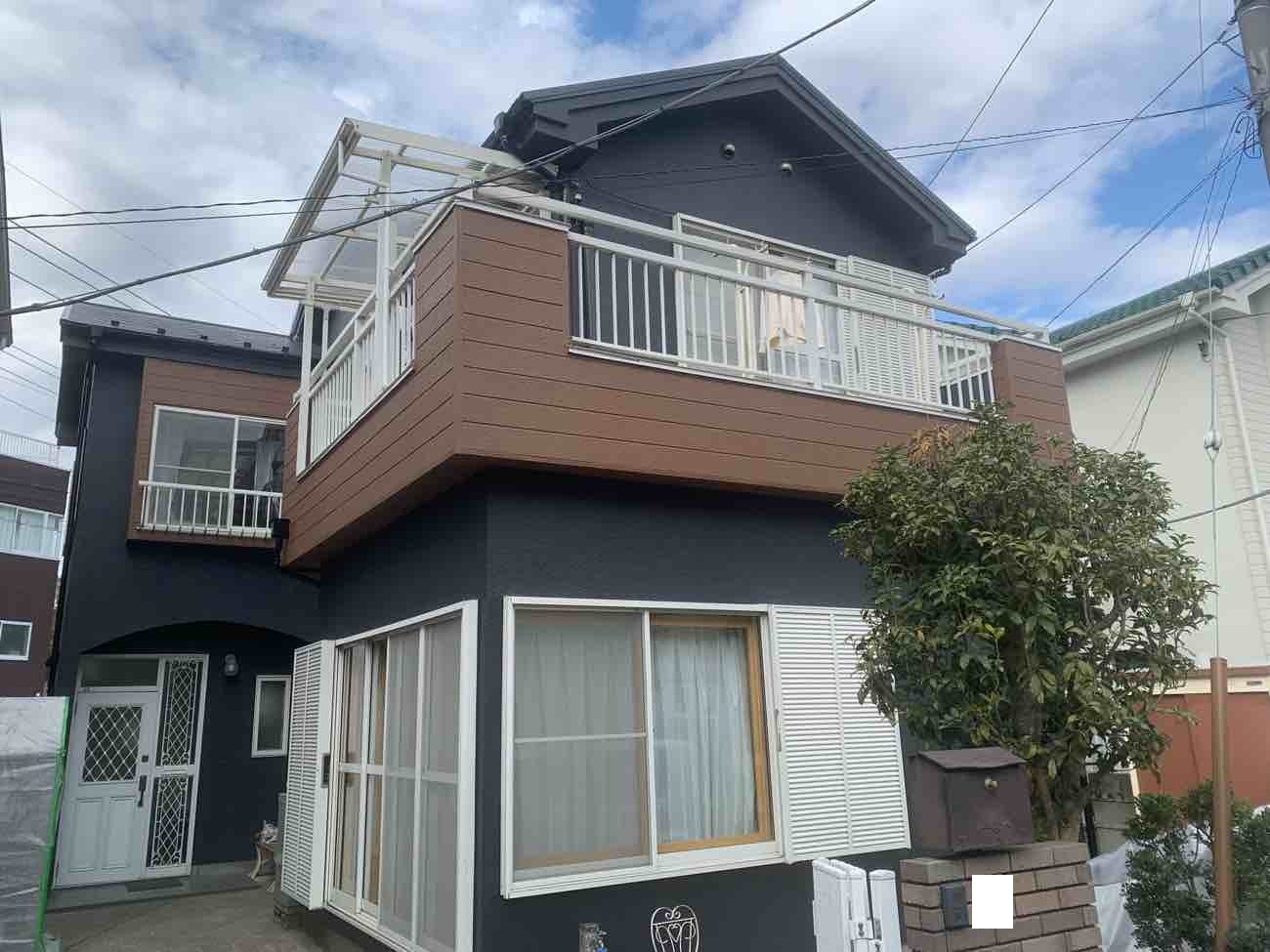 【埼玉県三郷市】O様邸外壁屋根塗装工事が完了しました。日本ペイント パーフェクトトップ