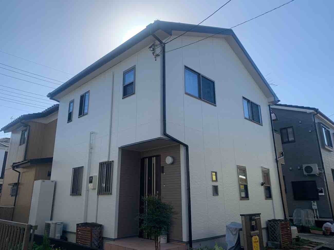 【埼玉県吉川市】S様邸外壁屋根塗装工事が完了しました。日本ペイント パーフェクトトップ