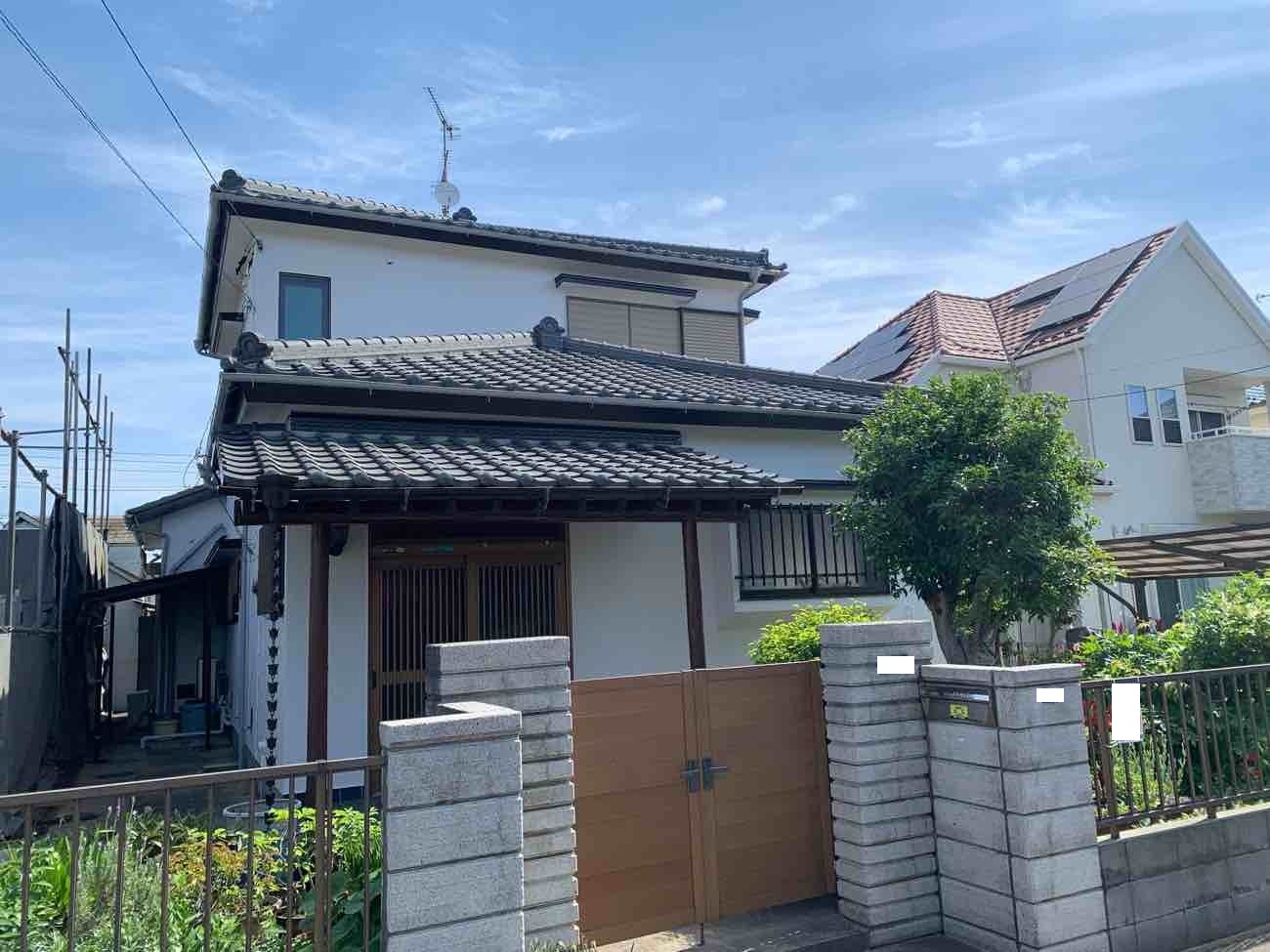 【埼玉県北葛飾郡松伏町】A様邸外壁塗装工事が完了しました。関西ペイント アレスダイナミックTOP