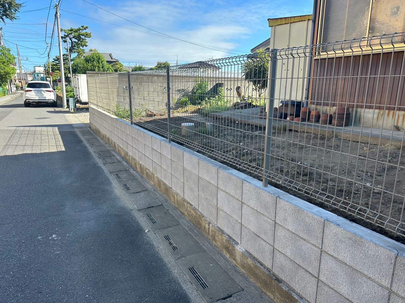【埼玉県三郷市】I様邸ブロック解体、フェンス設置工事を行いました。