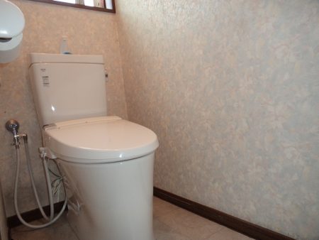【埼玉県草加市】N様邸トイレリフォーム リクシル アメージュZ＋サティス