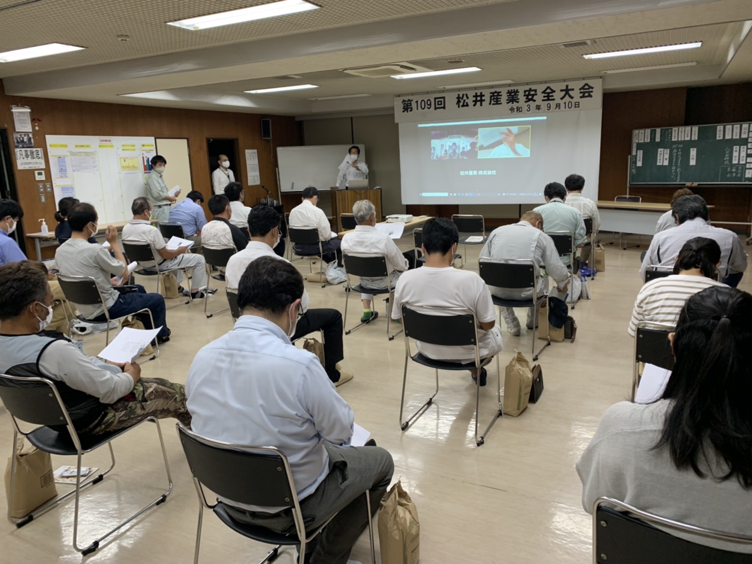 536回537回538回目の安全品質パトロールを行いました。109回目の協力業者勉強会をしました。