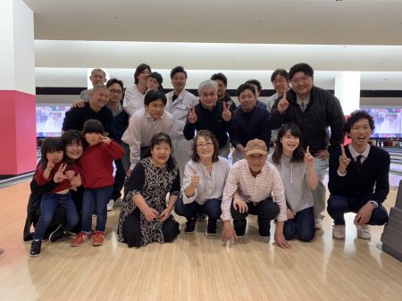 松井産業管理物件入居者ボウリング大会です。