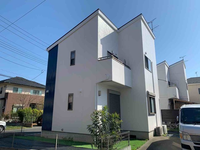 【埼玉県三郷市】N様戸建て賃貸住宅外壁屋根塗装工事