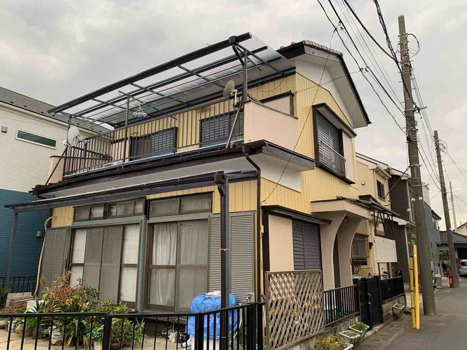 【埼玉県北葛飾郡松伏町】S様邸外壁塗装工事が完了しました。アレスダイナミックトップ
