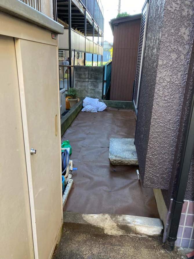 【東京都葛飾区】N様邸防草シート設置工事