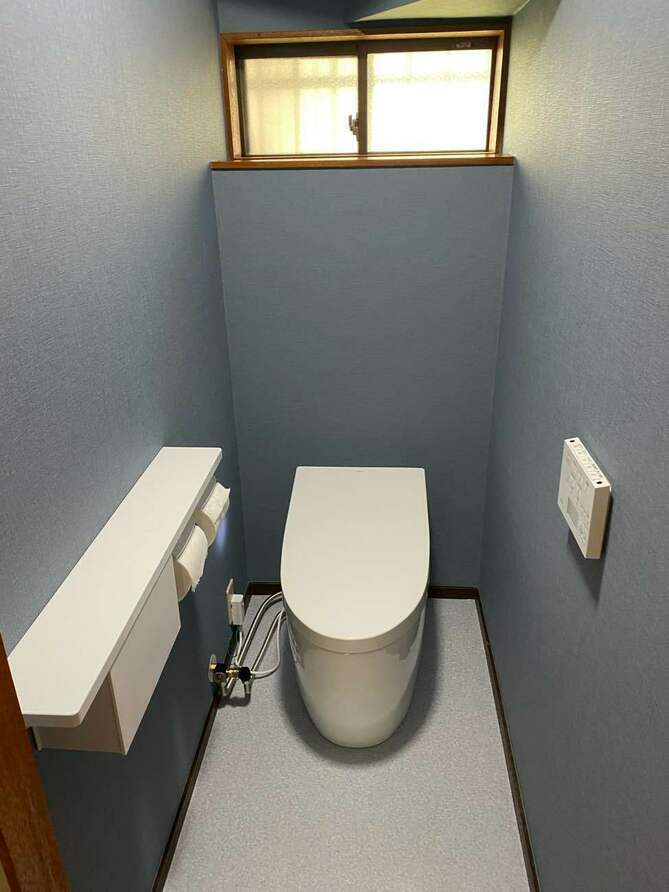 【埼玉県三郷市】N様邸トイレ交換工事が完了しました。TOTOネオレスト