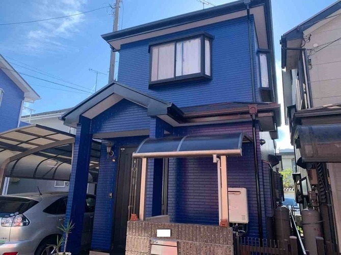 【埼玉県北葛飾郡松伏町】K様邸雹被害修繕雨樋交換、外壁塗装 アレスダイナミックTOP