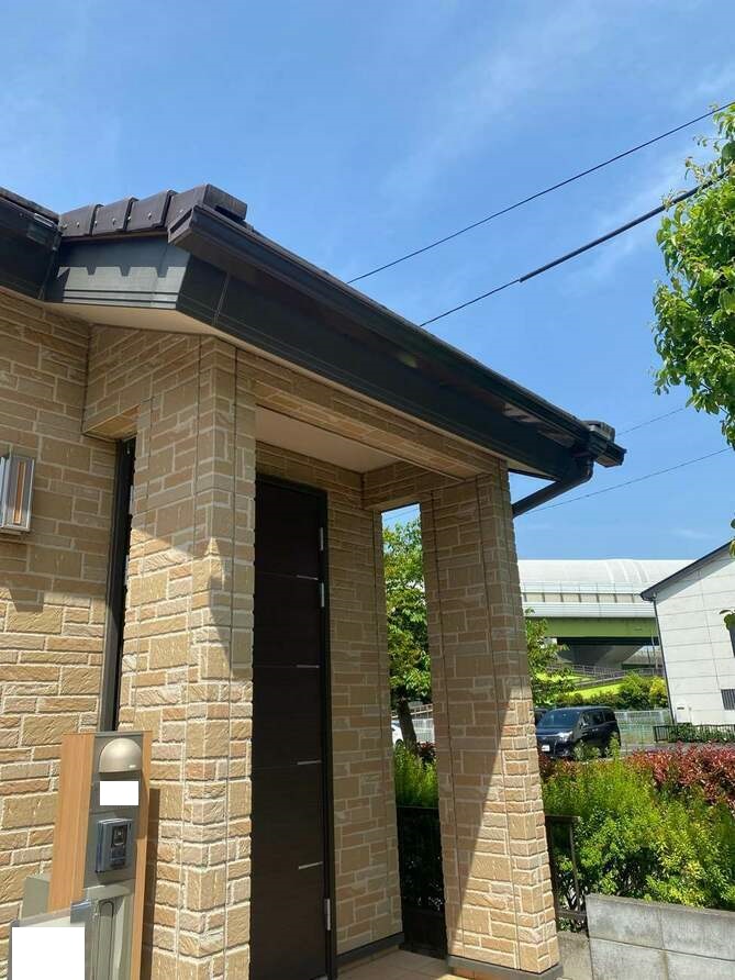 【埼玉県八潮市】Y様邸雨樋修繕交換工事が完了しました。