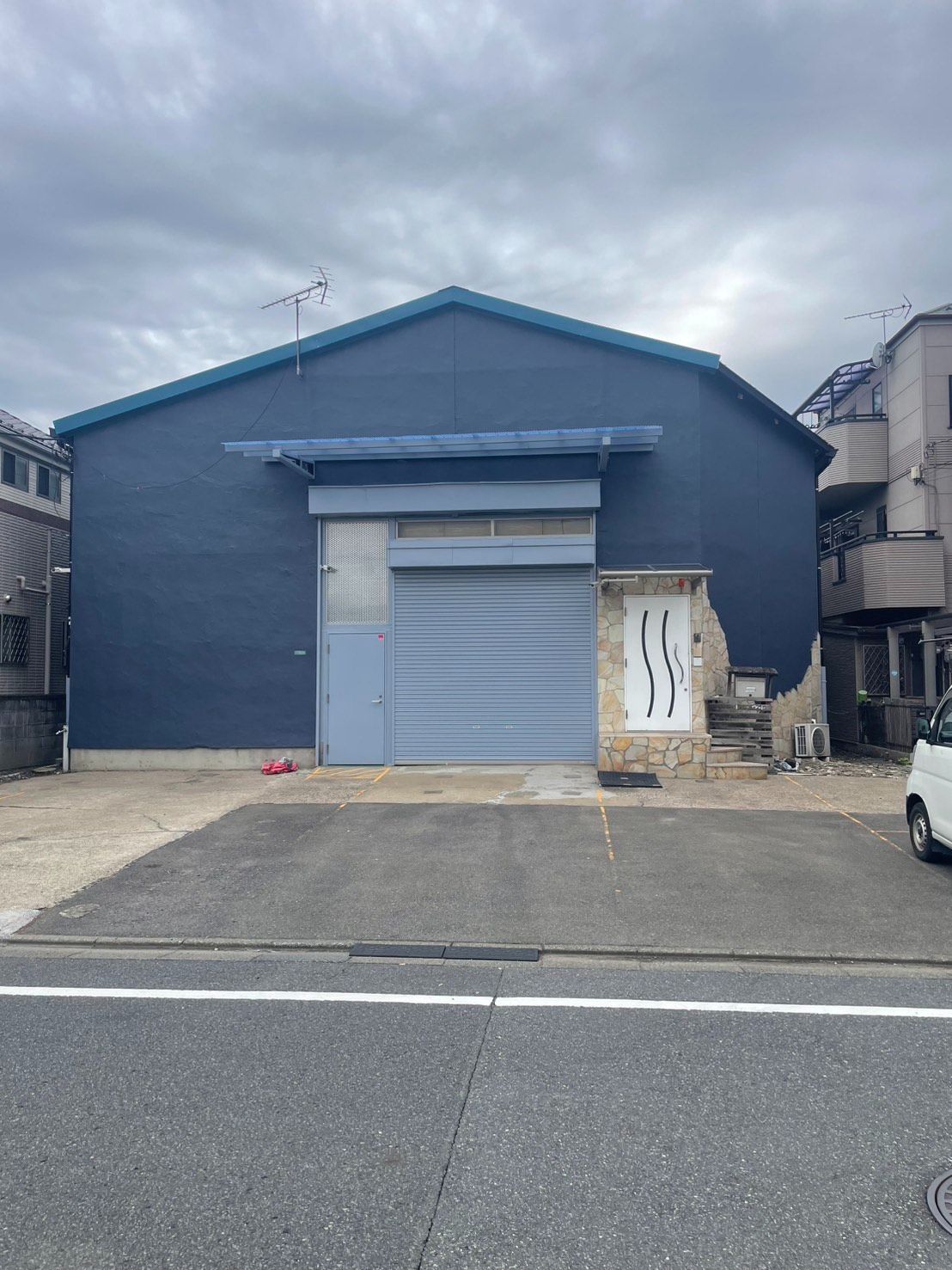 東京都足立区S様倉庫外壁塗装工事 日本ペイント パーフェクトトップ