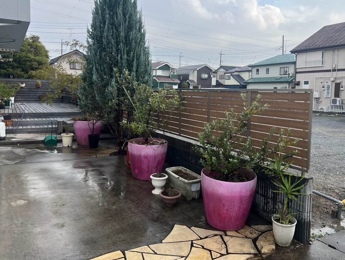 【埼玉県吉川市】外構フェンス交換工事など施工事例｜三協アルミ「レジリアYK2型」設置