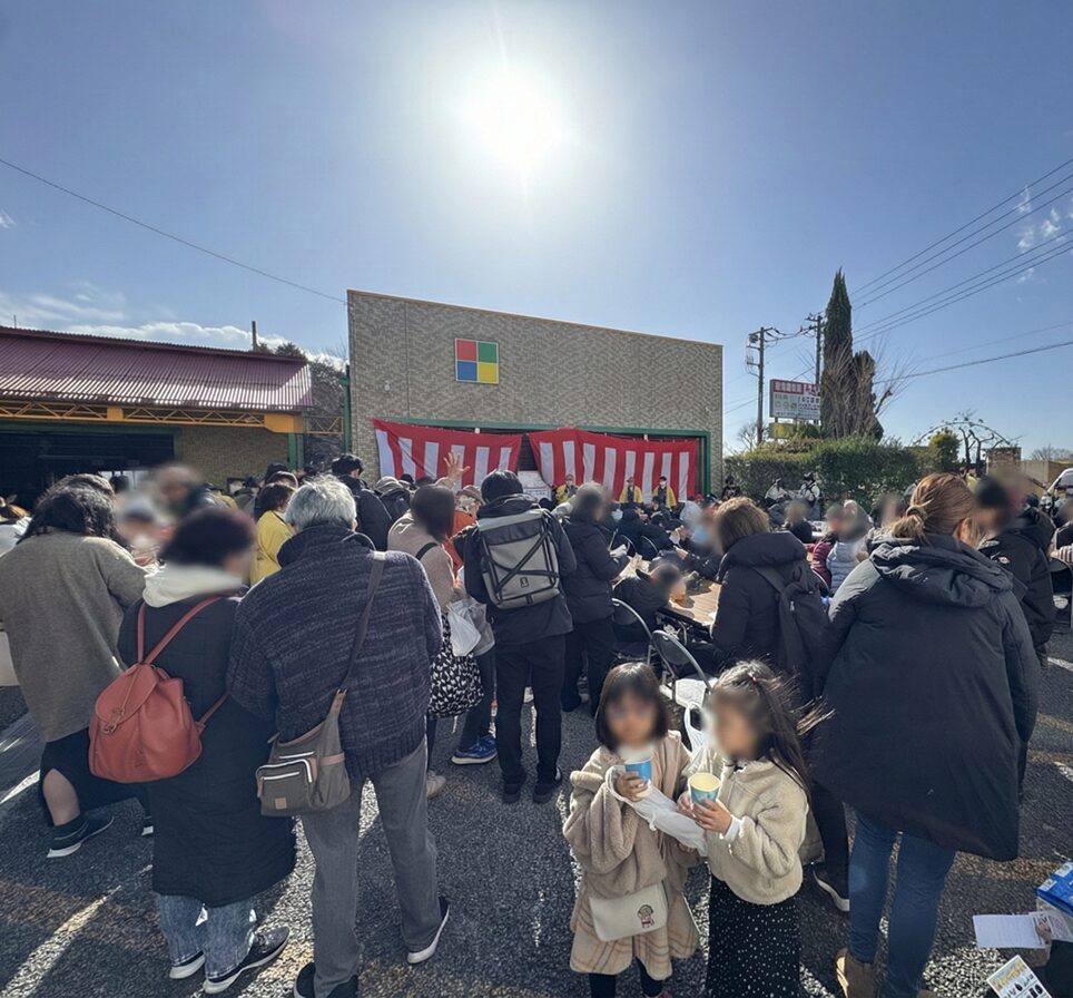 【埼玉県三郷市】満員御礼！☀️ 寒波も吹き飛ばす大盛況でした！