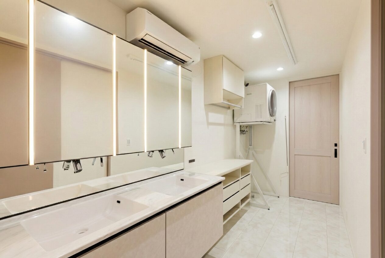 「洗濯＝重労働」の常識を覆す。一歩も動かず完結する、魔法のランドリールーム