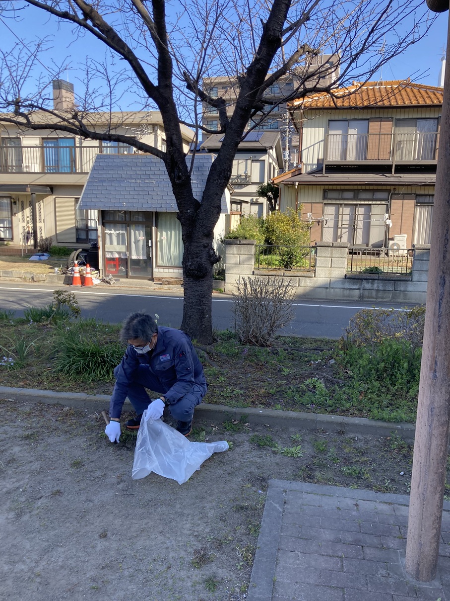 吉川の憩いの場をより美しく。町会の皆さまと取り組む「木売公園」クリーンアップ活動