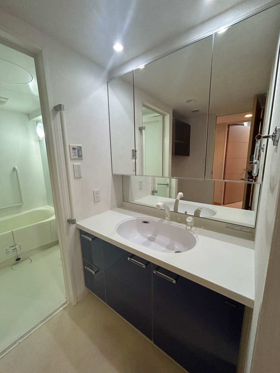 水回り部分は内見者からよく見られるのでピカピカにしました。
