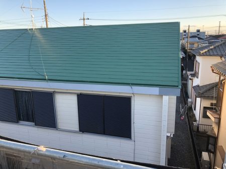 【埼玉県三郷市】U様アパート屋根補修塗装工事は完了しました。 画像