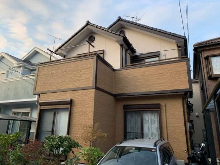 【埼玉県三郷市】M様邸外壁屋根塗装工事は完了しました。フッ素系光触媒 ピュアコート 画像