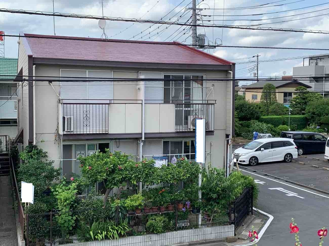 【埼玉県三郷市】K様邸屋根塗装工事が始まります。プレミアムルーフSI 画像