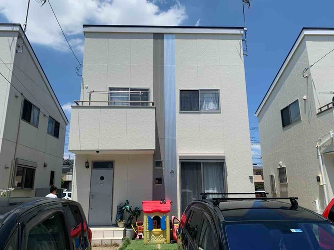 【埼玉県吉川市】F様戸建て賃貸住宅の外壁屋根塗装工事が完了しました。アレスダイナミックトップ 画像