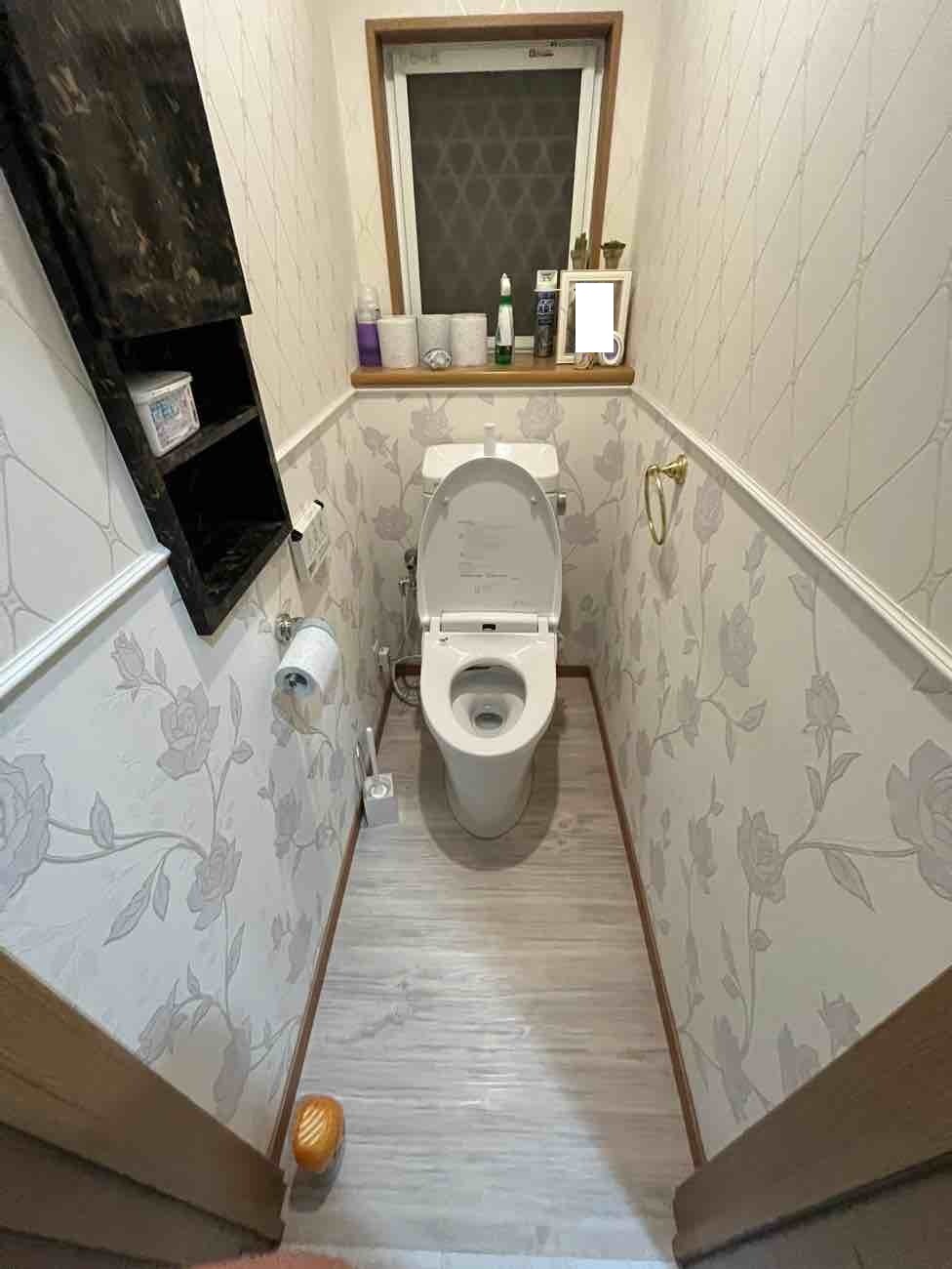 【埼玉県吉川市】D様邸トイレ交換工事が完了しました。リクシル アメージュZ 画像