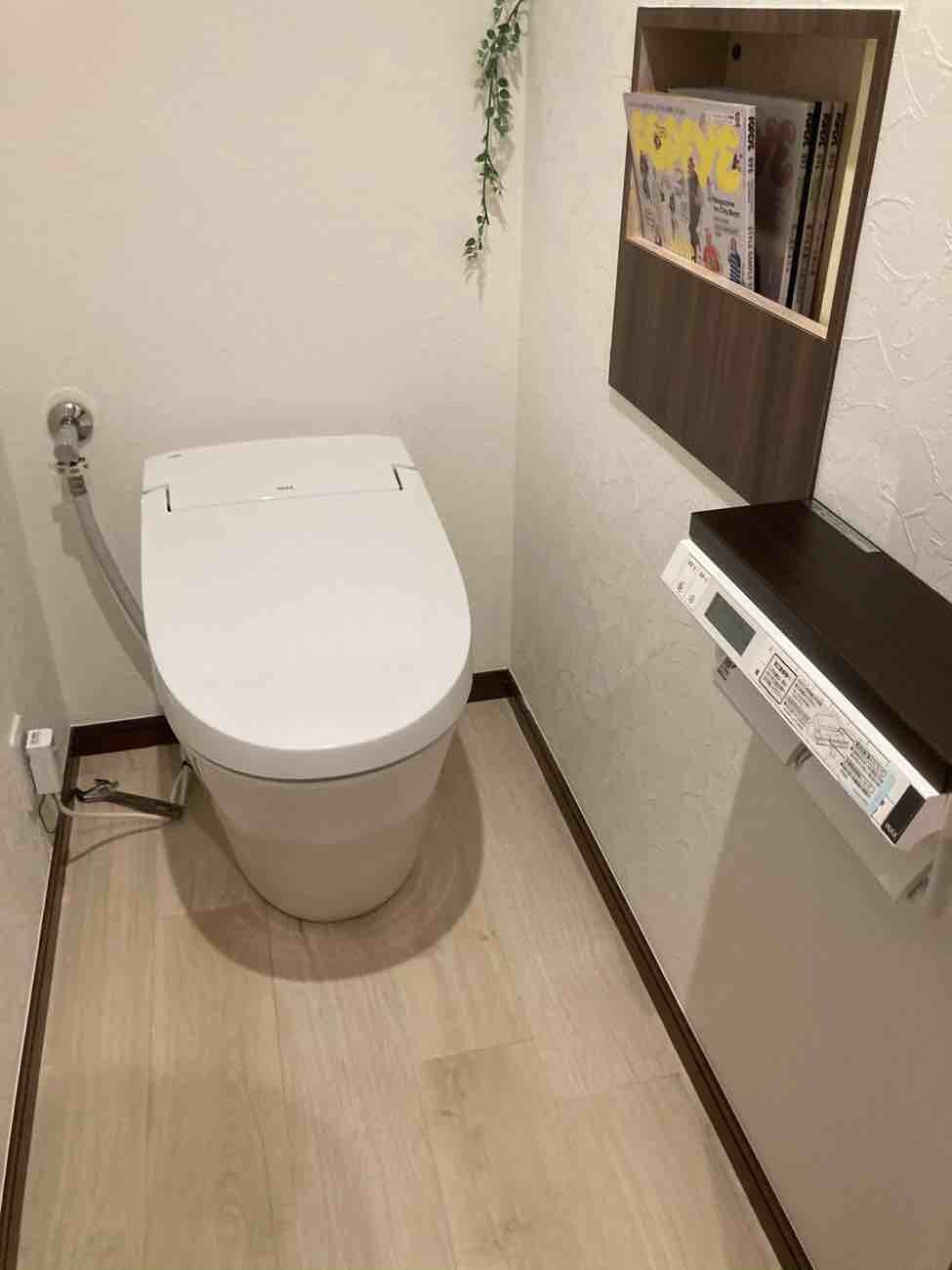 【埼玉県三郷市】S様邸トイレ交換工事が完了しました。LIXILサティスS 画像