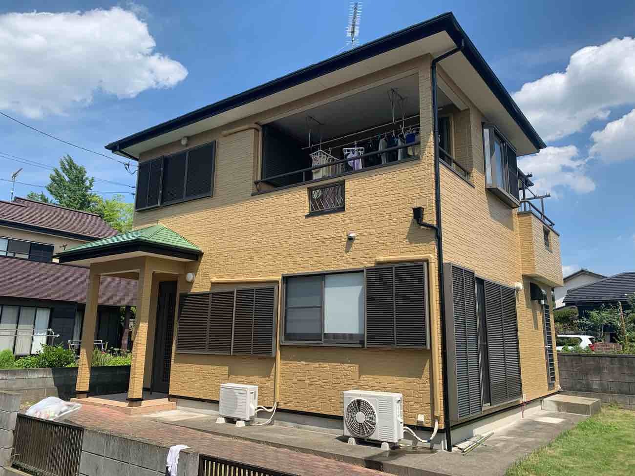 【埼玉県吉川市】S様邸外壁屋根塗装工事が完了しました。セラミシリコン 画像