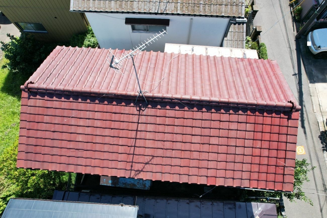 【千葉県松戸市】E様邸屋根無料ドローン点検が完了しました。 画像