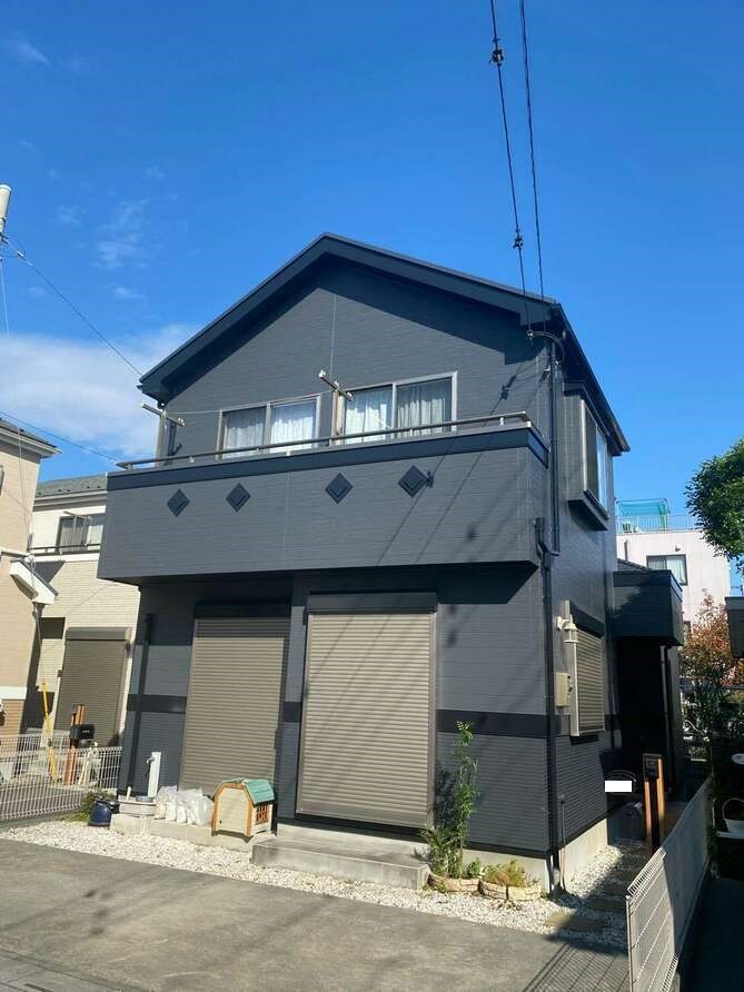 【埼玉県越谷市】O様邸外壁屋根塗装工事が完了しました。関西ペイント アレスダイナミックトップ 画像