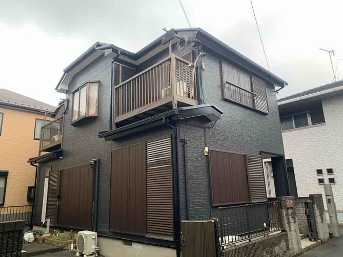 【埼玉県三郷市】O様邸外壁屋根塗装工事が完了しました。日本ペイント パーフェクトトップ 画像
